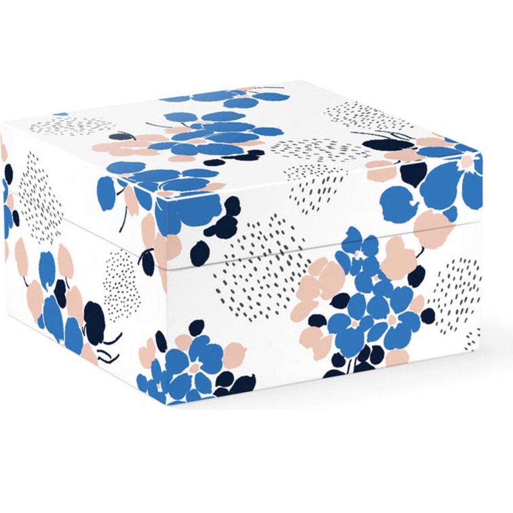 Floral Wooden Trinket Box